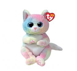 PELUCHE TY BEANIE BELLIES - JENNI CHAT ARC-EN-CIEL